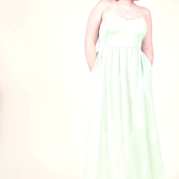 Modcloth Envision the Mission Maxi Dress in Mint - Picture 6 of 8